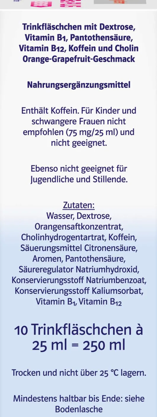 Doppelherz System Vitamin B12 Plus Trinkampullen 10 X 25 ml