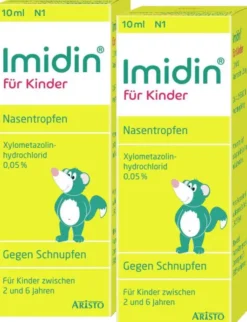 Doppelset Imidin Nasentropfen für Kinder 2 x 10 ml