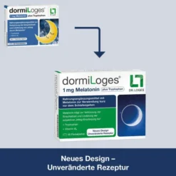 Dormiloges 1 mg Melatonin Plus Tryptophan 30 Filmtabletten