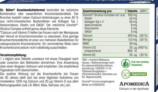 Dr. Böhm Knochendichteformel 30 Tabletten