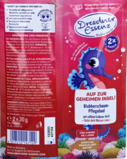 Dresdner Essenz Blubberschaum-Pflegebad Seepferdchen 2 X 30 G
