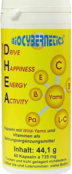 Drive Happyness Energy Actiity Wild-Yams 60 Kapseln