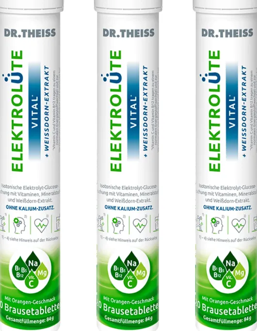 Dr.Theiss Elektrolüte Vital Brausetabletten 3 x 20 Stück