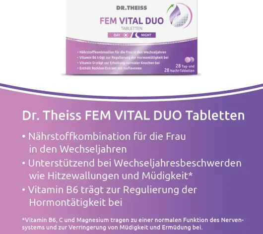Dr. Theiss Fem Vital Duo 56 Tabletten