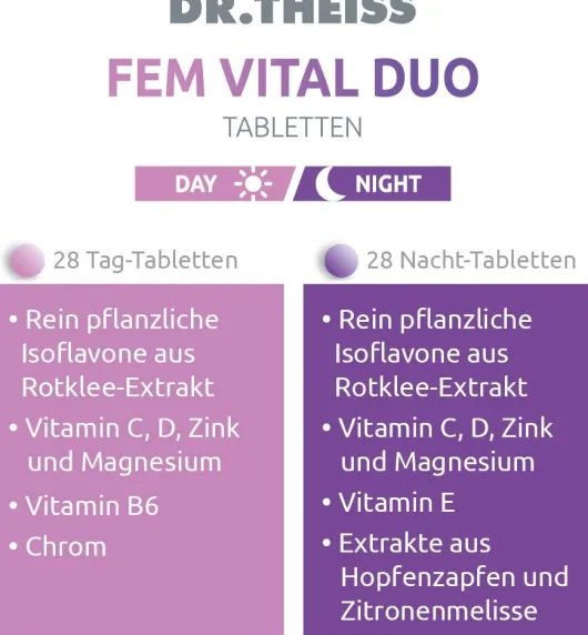 Dr. Theiss Fem Vital Duo 56 Tabletten