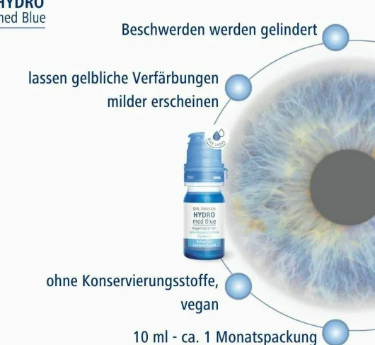 Dr. Theiss Hydro med Blue 10 ml Augentropfen