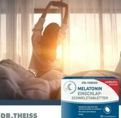 Dr. Theiss Melatonin Einschlaf-Schmelztabletten 90 Stück