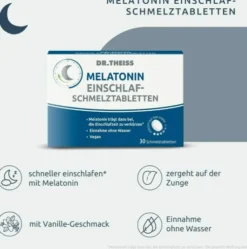 Dr. Theiss Melatonin Einschlaf - Schmelztabletten 30 Stück