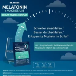 Dr.Theiss Melatonin + Magnesium Schlaf-Komplex 15 Stück