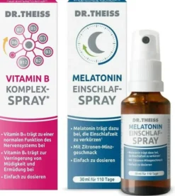 Dr.Theiss Vitamin B Komplex-Spray 30 ml + Melatonin Einschlaf-Spray 30 ml