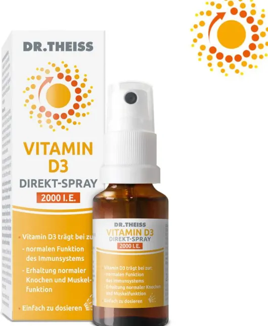 Dr. Theiss Vitamin D3 Direkt-Spray 2000 I.E. 20 ml