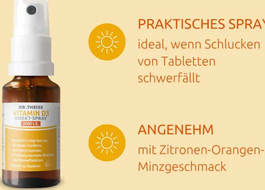 Dr. Theiss Vitamin D3 Direkt-Spray 2000 I.E. 20 ml