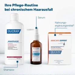 Ducray Anaphase Shampoo bei chronischem Haarausfall 400 ml