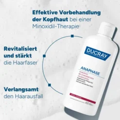 Ducray Anaphase Shampoo bei chronischem Haarausfall 400 ml