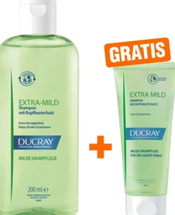 Ducray extra Mild Shampoo 200 ml + gratis extra Mild Shampoo 100 ml