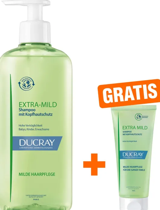 Ducray Extra Mild Shampoo 400 ml + gratis 100 ml