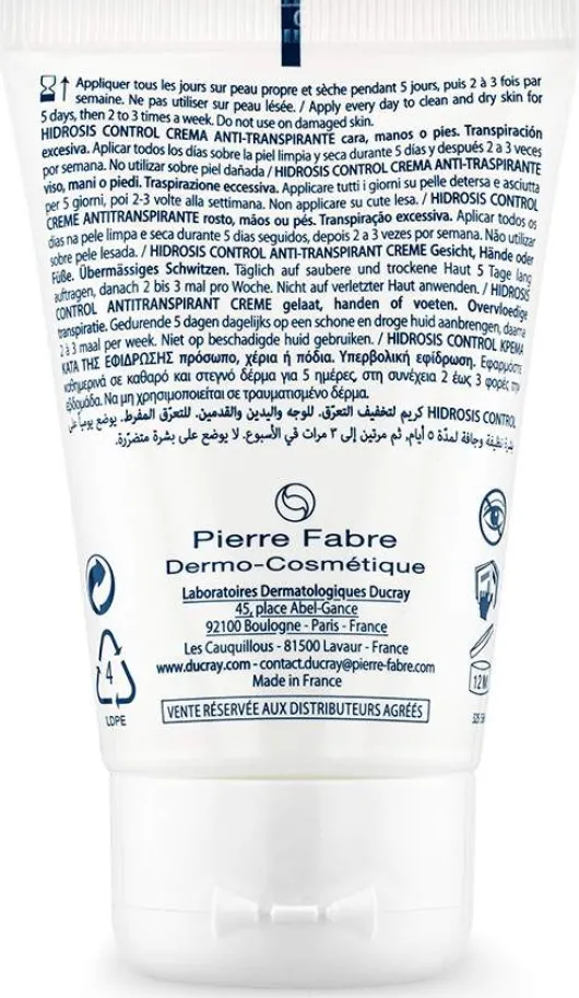 Ducray Hidrosis Control Creme 50 ml
