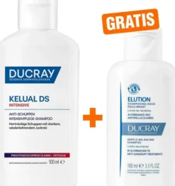Ducray Kelual DS intensives Anti - Schuppen Shampoo 100 ml + gratis Ducray Elution Shampoo 100 ml
