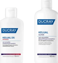 Ducray Kelual DS intensives Anti - Schuppen Shampoo 100 ml + Ducray Kelual Elution Begleitpflege 400 ml Shampoo