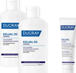 Ducray Kelual DS Shampoo 2 x 100 ml + gratis Elution ausgl.Shampoo 100 ml
