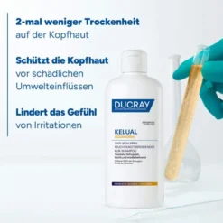 Ducray Kelual Squanorm Anti-Schuppen Shampoo trockene Schuppen Refill 400 ml