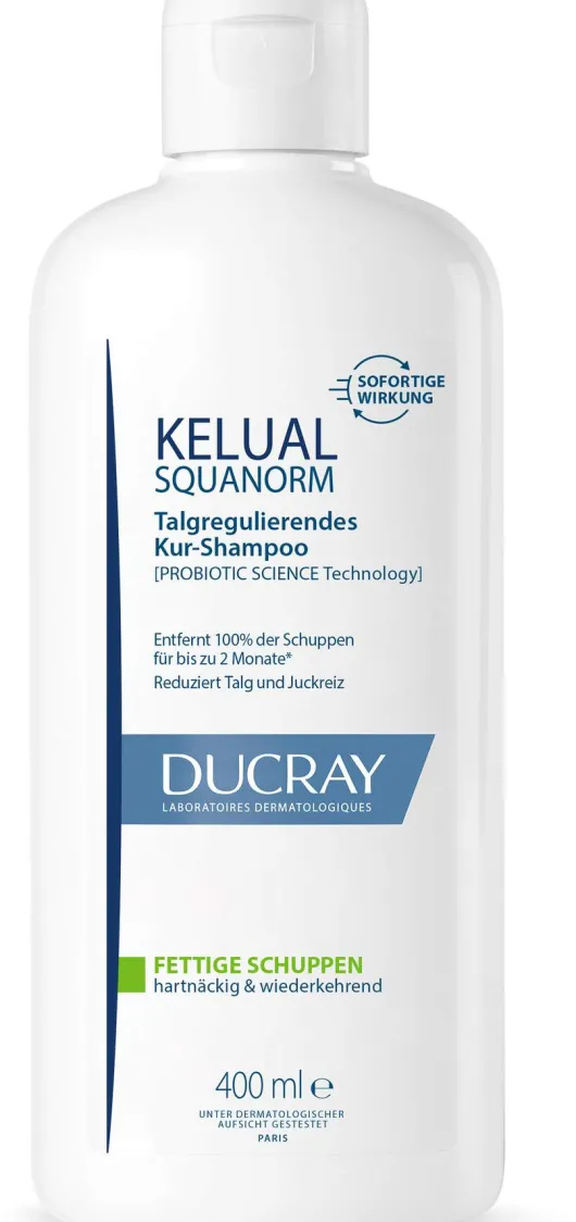 Ducray Kelual Squanorm fettige Schuppen 400 ml Shampoo