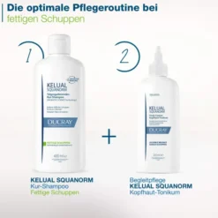 Ducray Kelual Squanorm fettige Schuppen 400 ml Shampoo