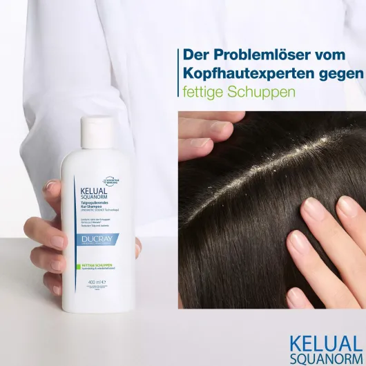 Ducray Kelual Squanorm fettige Schuppen 400 ml Shampoo