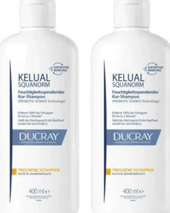 Ducray Kelual Squanorm trockene Schuppen 2 x 400 ml Shampoo