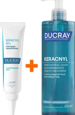 Ducray Keracnyl PP+ Creme 30 ml + Ducray Keracnyl Waschgel 400 ml