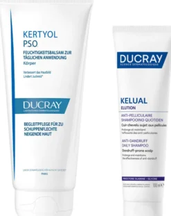 Ducray Kertyol PSO Feuchtigkeitsbalsam 200 ml + gratis Elution ausgl. Shampoo 100 ml