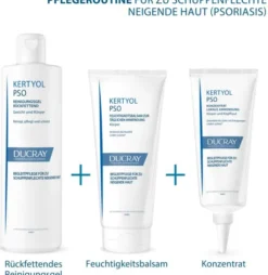 Ducray Kertyol PSO 400 ml Reinigungsgel rückfettend