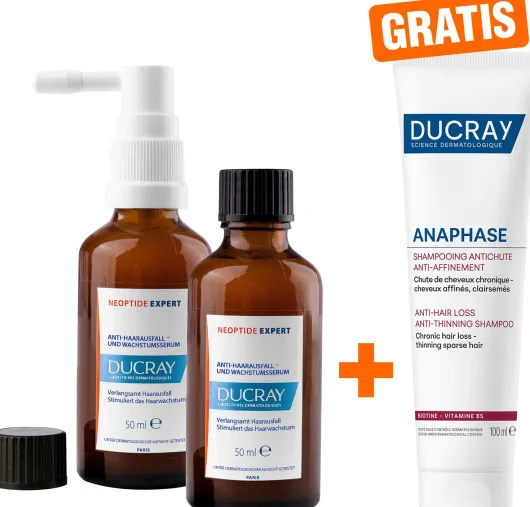 Ducray Neoptide Expert 2 x 50 ml Serum + gratis Ducray Anaphase+ Shampoo 100 ml