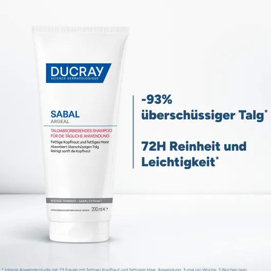 Ducray Sabal Argeal Talgabsorbierendes Shampoo 200 ml