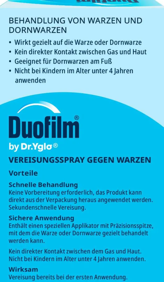 Duofilm Vereisungsspray gegen Warzen 50 ml