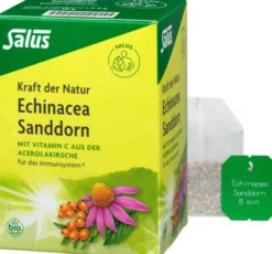 Echinacea Sanddorn Tee Kraft der Natur Salus 15 Filterbeutel