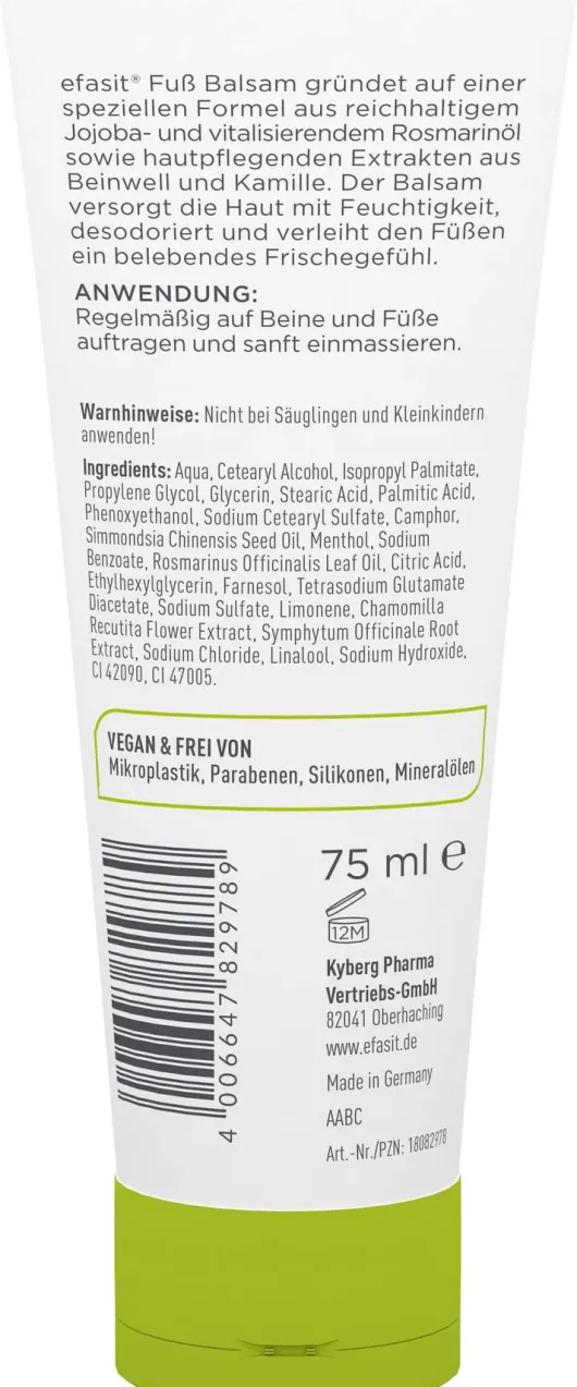 Efasit Fuß Balsam 75 ml
