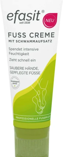 Efasit Fuß Creme Mit Schwammaufsatz 75 ml
