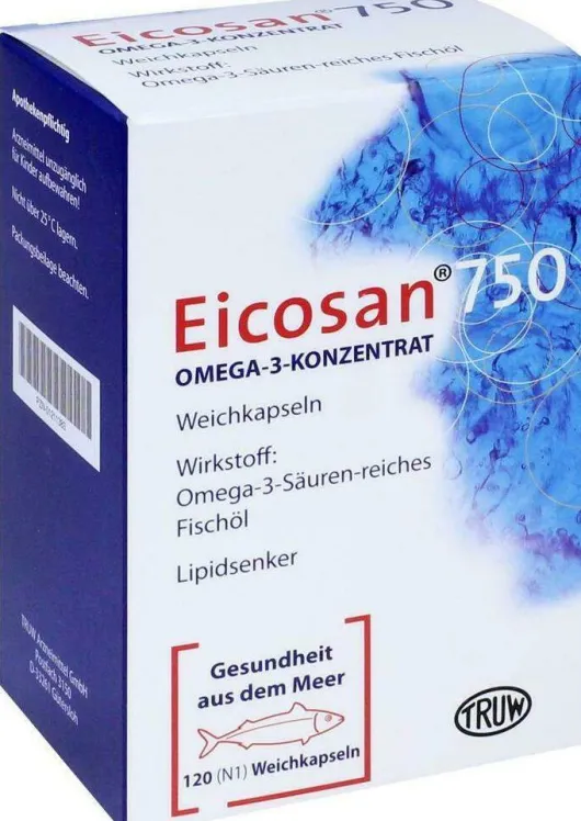 Eicosan 750 Omega 3 Konzentrat Kapseln 120 Kapseln