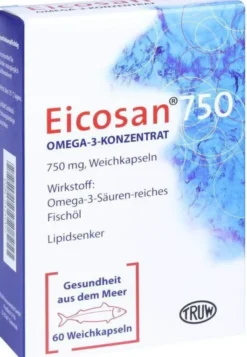Eicosan 750 Omega 3 Konzentrat Kapseln 60 Kapseln