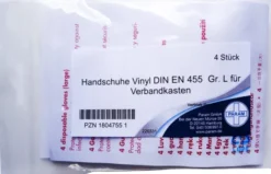 Einmalhandschuhe Din En 455 Vinyl Verbandkasten L