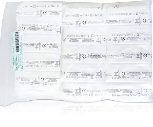 Einmalspritze Ersta 2 ml 3-Teilig