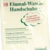 Einmal Waschhandschuhe 10 Stück