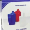 Einnehmebecher Mit 2 Griffen und 2 Deckeln 4 und 12mm Milchig