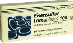 Eisensulfat Lomapharm 100 mg 20 Filmtabletten