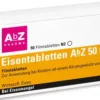 Eisentabletten Abz 50 mg 50 Filmtabletten