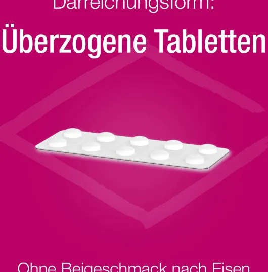 Eisen Verla 35 mg 50 überzogene Tablette