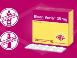 Eisen Verla 35 mg 100 überzogene Tabletten