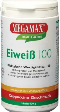 Eiweiß 100 Cappuccino Megamax 400 G Pulver
