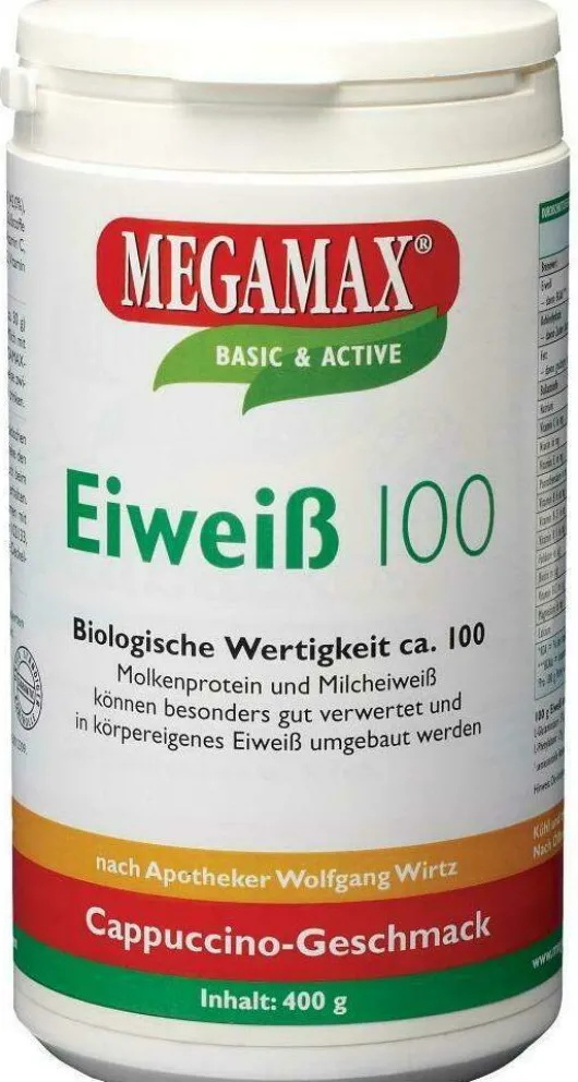 Eiweiß 100 Cappuccino Megamax 400 G Pulver